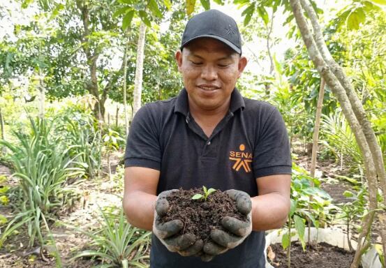 Este proyecto de investigación, acción y participación (IAP) integra ciencia y tecnología, saber ancestral y participación comunitaria para la transformación de sistemas productivos. Foto: SENA.