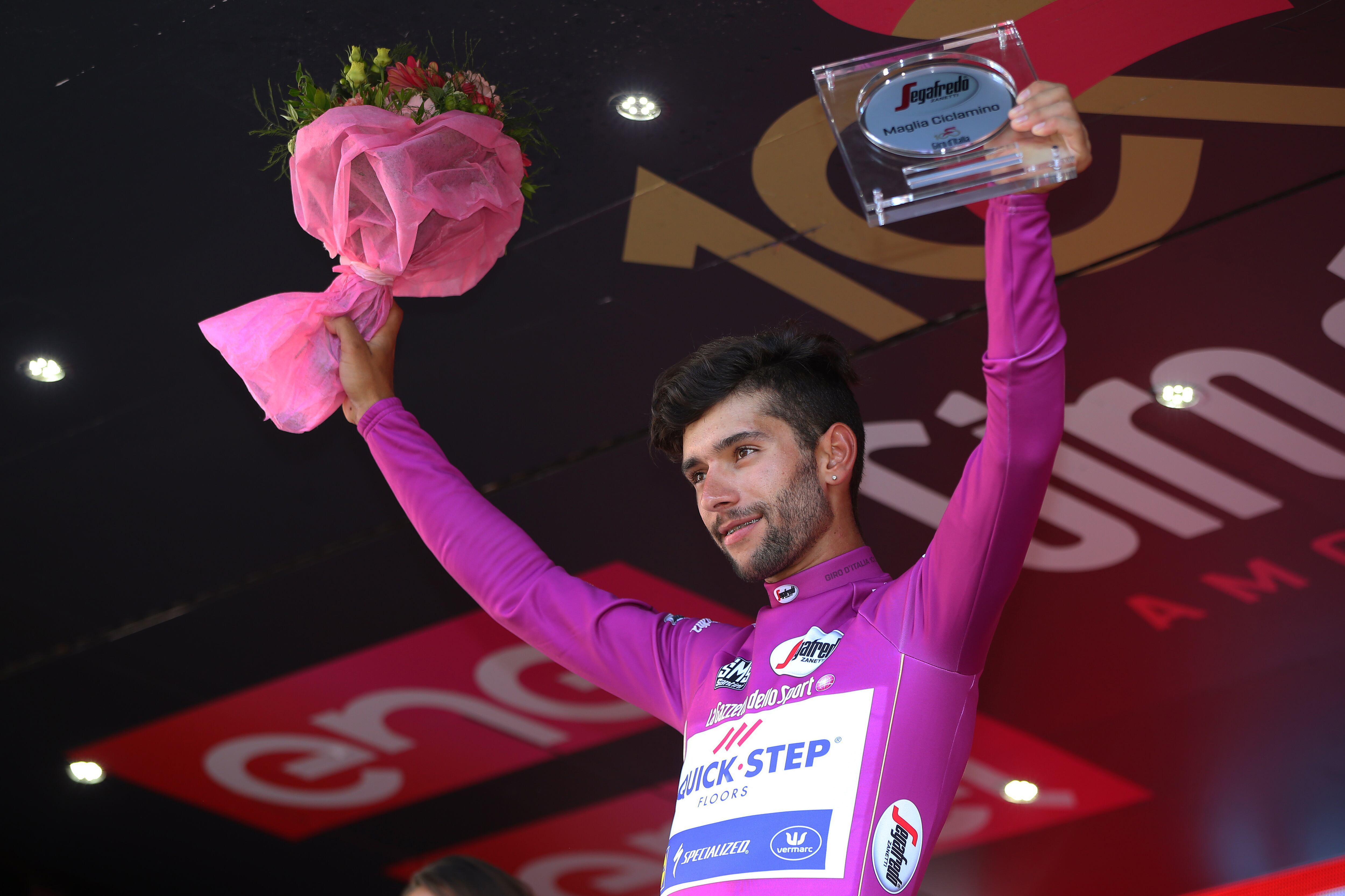 Fernando Gaviria durante su participación en el Giro de Italia 2017. (Photo by KT/Tim De Waele/Corbis via Getty Images)