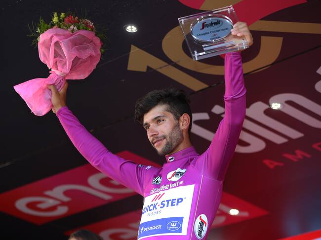 Fernando Gaviria durante su participación en el Giro de Italia 2017. (Photo by KT/Tim De Waele/Corbis via Getty Images)