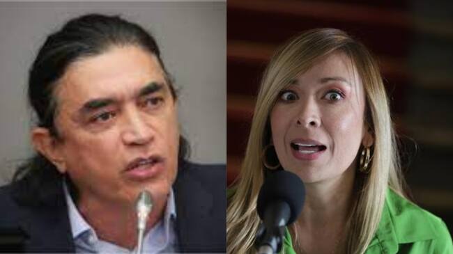 Gustavo Bolívar y Katherine Miranda