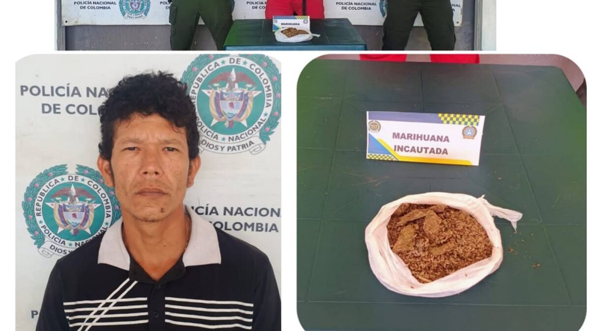 Capturan a hombre que entregaba drogas en portacomidas en El Carmen de Bolívar