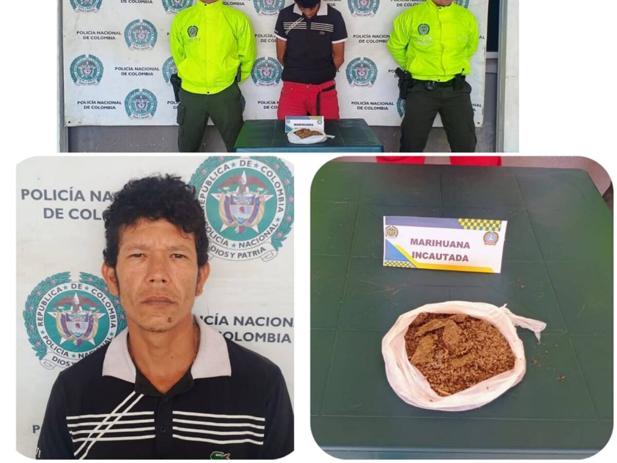 Capturan a hombre que entregaba drogas en portacomidas en El Carmen de Bolívar