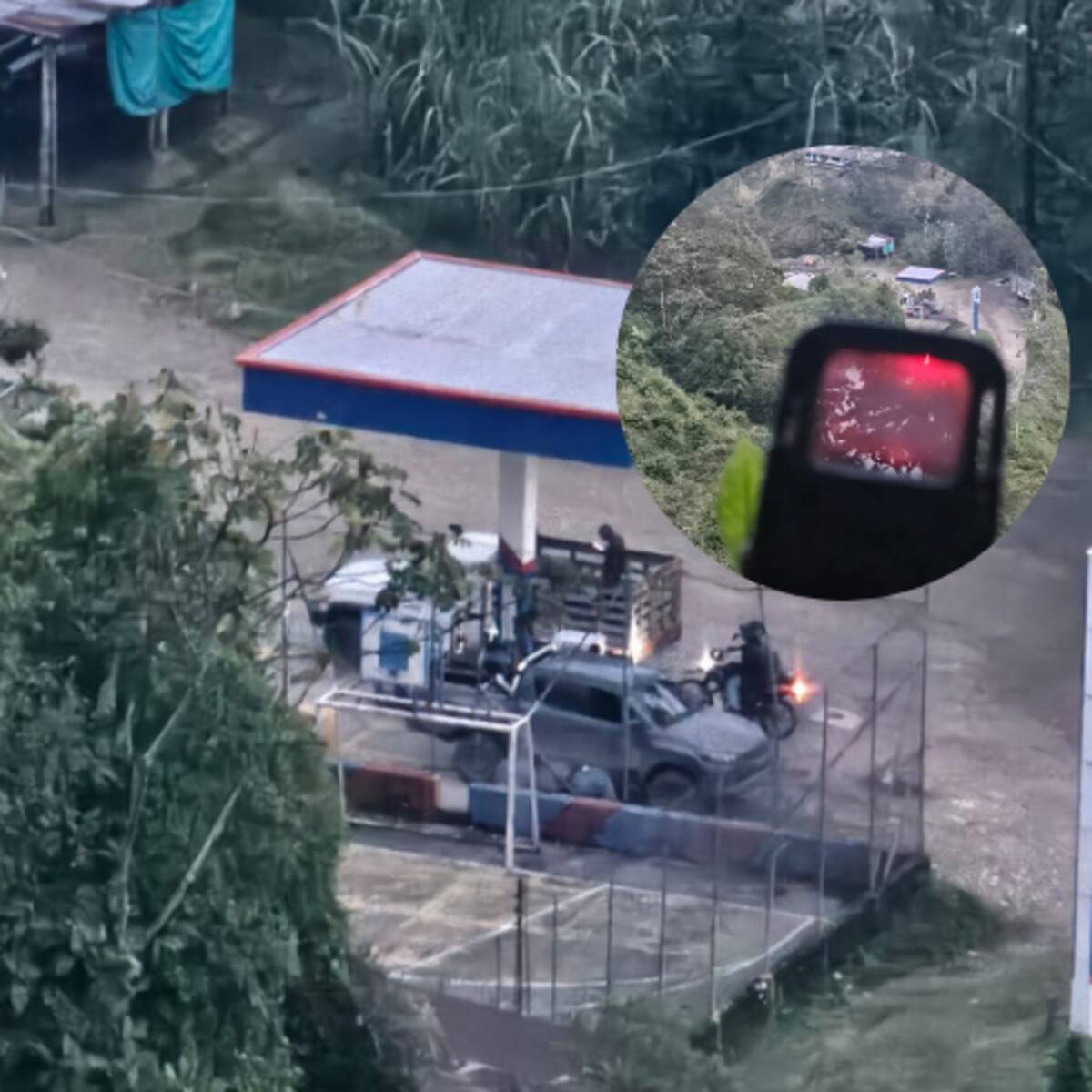 Cerraron bomba de gasolina en Nariño, Antioquia ante intimidaciones de ilegales por extorsión