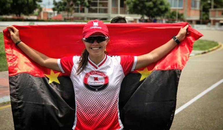 Mayerly Amaya Villamizar, patinadora cucuteña.