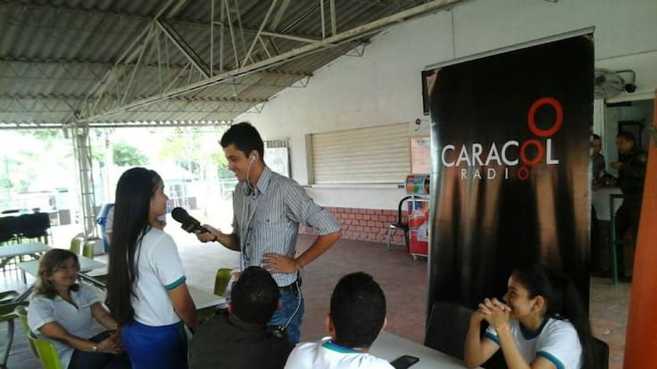 Caracol Radio visitó el Colegio de la Policía Nuestra Señora de Fátima de Armenia