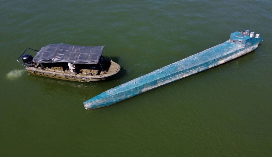 Lanchas utilizadas para enviar drogas por el océano pacífico.    Foto: Getty 