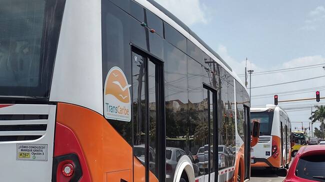 Este domingo, desvíos en rutas A101, A102 y X101 de Transcaribe