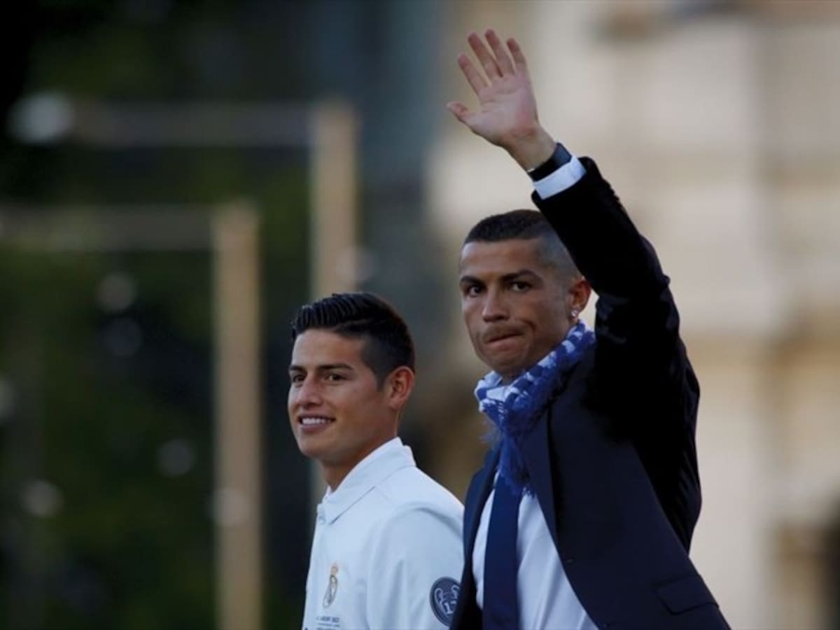 La burla de Cristiano Ronaldo a James Rodríguez