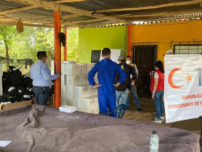 Agencia de Cooperación de Turquía entrega ayudas humanitarias en Cartagena