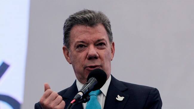 Juan Manuel Santos, presidente de la República. Foto: Colprensa