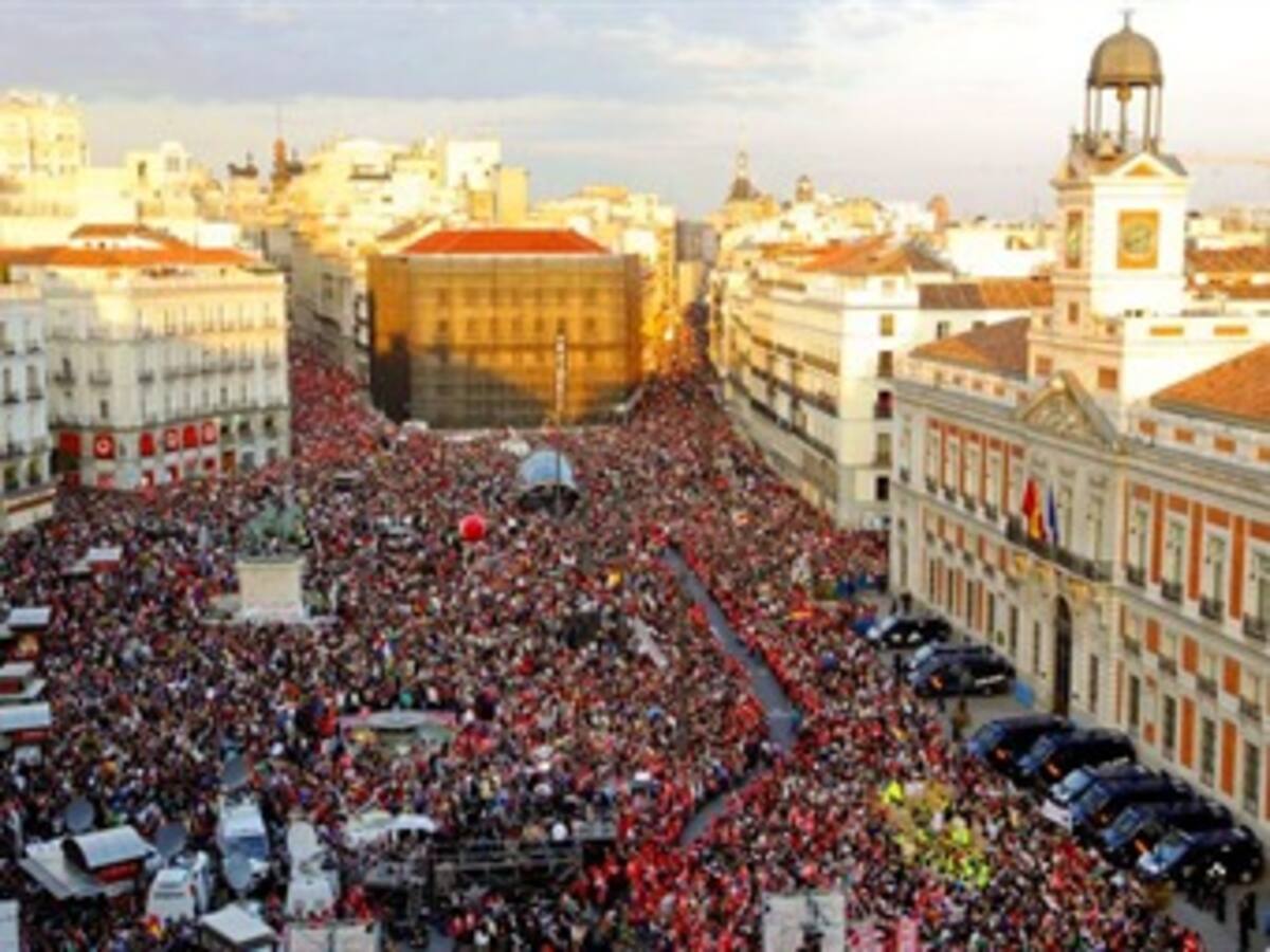 Más 170.000 personas en la manifestación de Madrid y 275.000 en la de Barcelona