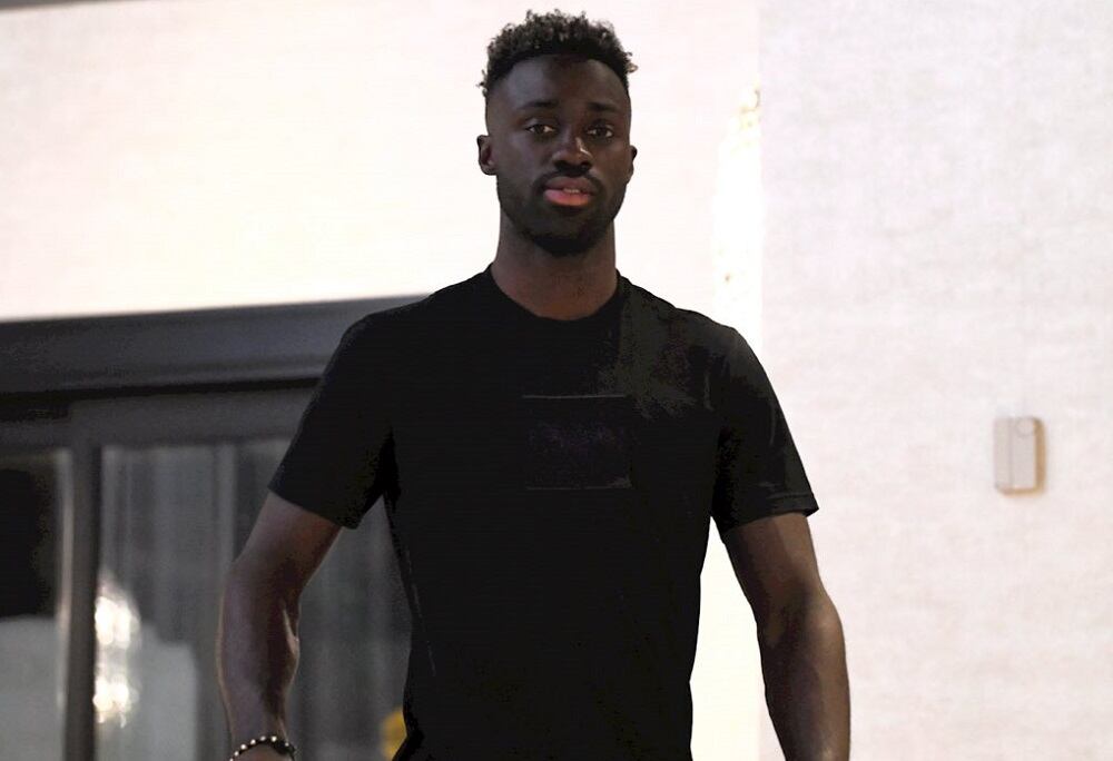 Davinson Sánchez, futbolista del Tottenham, en su llegada a la concentración de la Selección Colombia / Foto: FCF