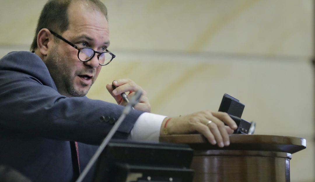 Lidio García, presidente del Senado.