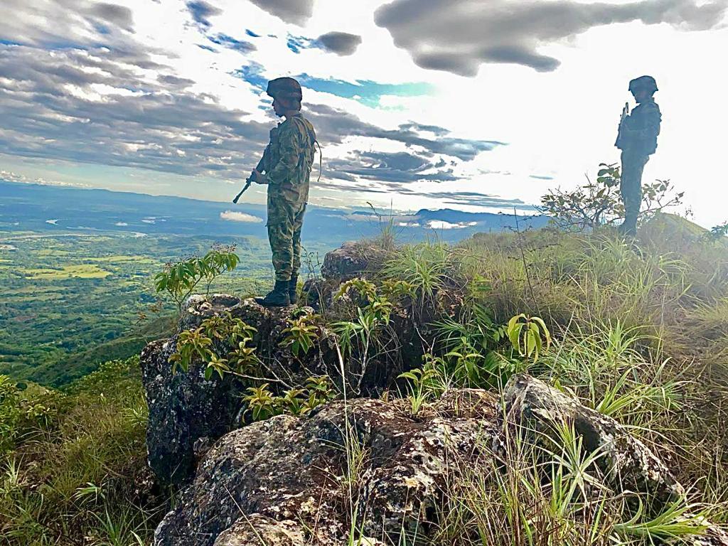 Miembros del Ejército desplegados en el territorio tolimense