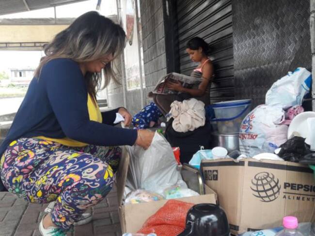Sin rumbo alguno pasan cientos de venezolanos por el Quindío
