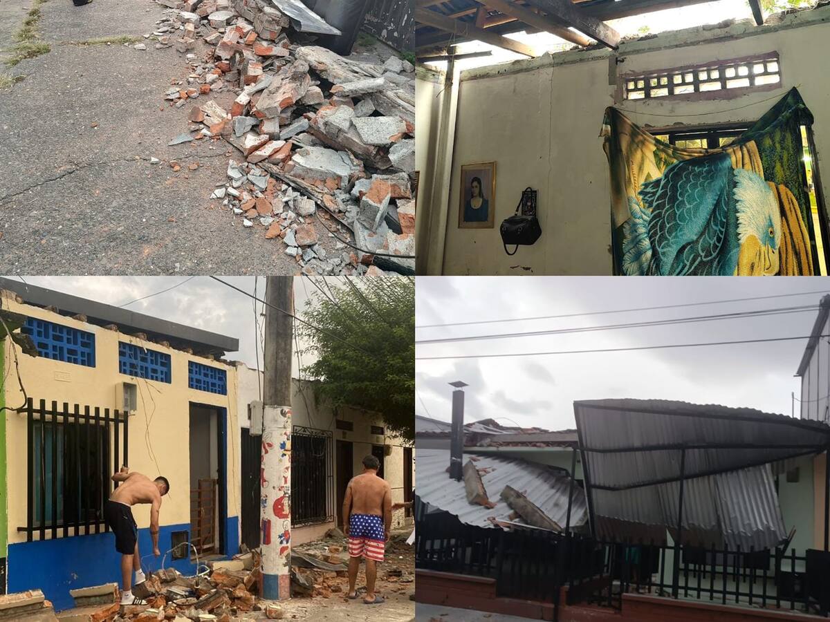 La Virginia, Risaralda, reporta seis viviendas con colapso en sus techos tras fuerte sismo