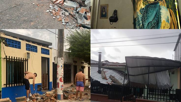 La Virginia, Risaralda, reporta seis viviendas con colapso en sus techos tras fuerte sismo