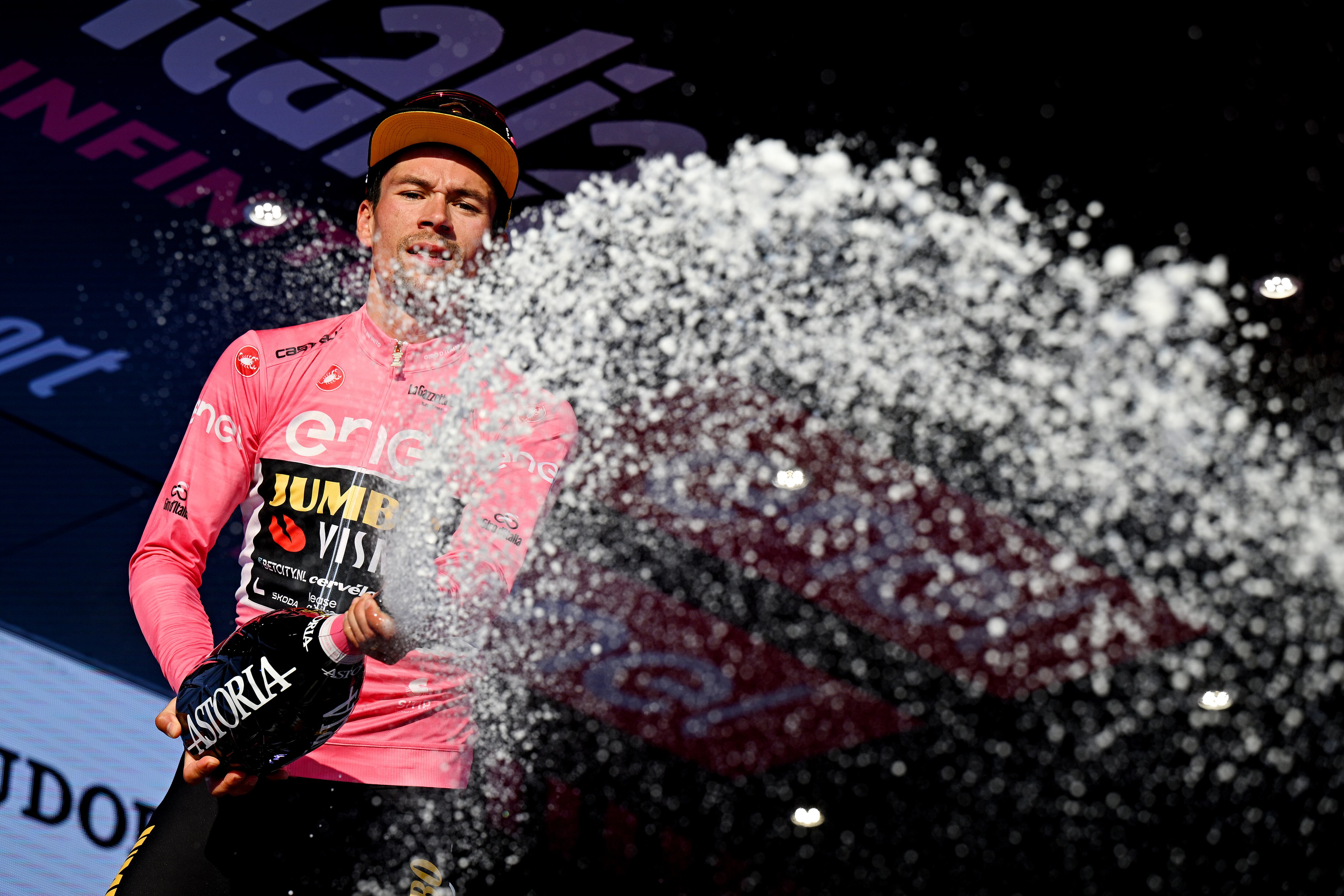 Primož Roglič . (Photo by Stuart Franklin/Getty Images,)