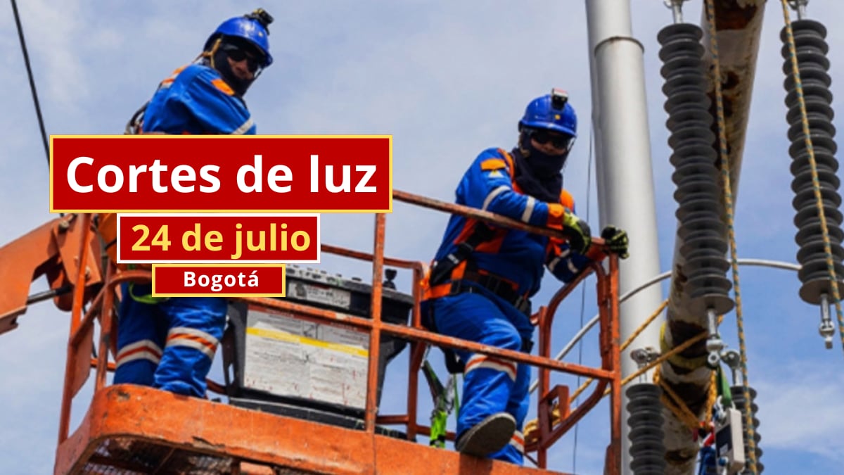 Cortes de luz en Bogotá este viernes 24 de julio | Alcaldía de Bogotá