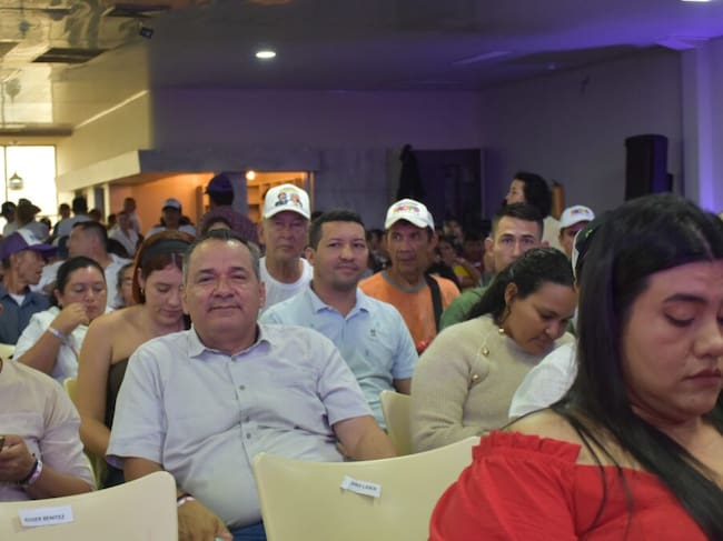 Carlos Sarmiento de la ANT en evento de Iván Cepeda | Foto: La Voz del Cinaruco
