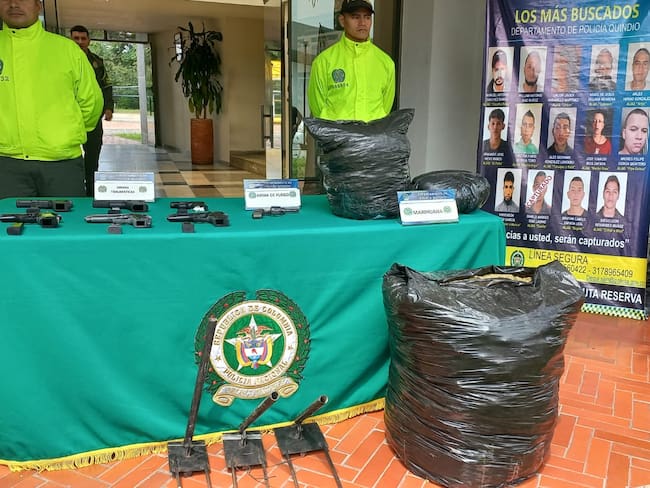 Comandante de la Policía del Quindío, Coronel Pedro José Saavedra