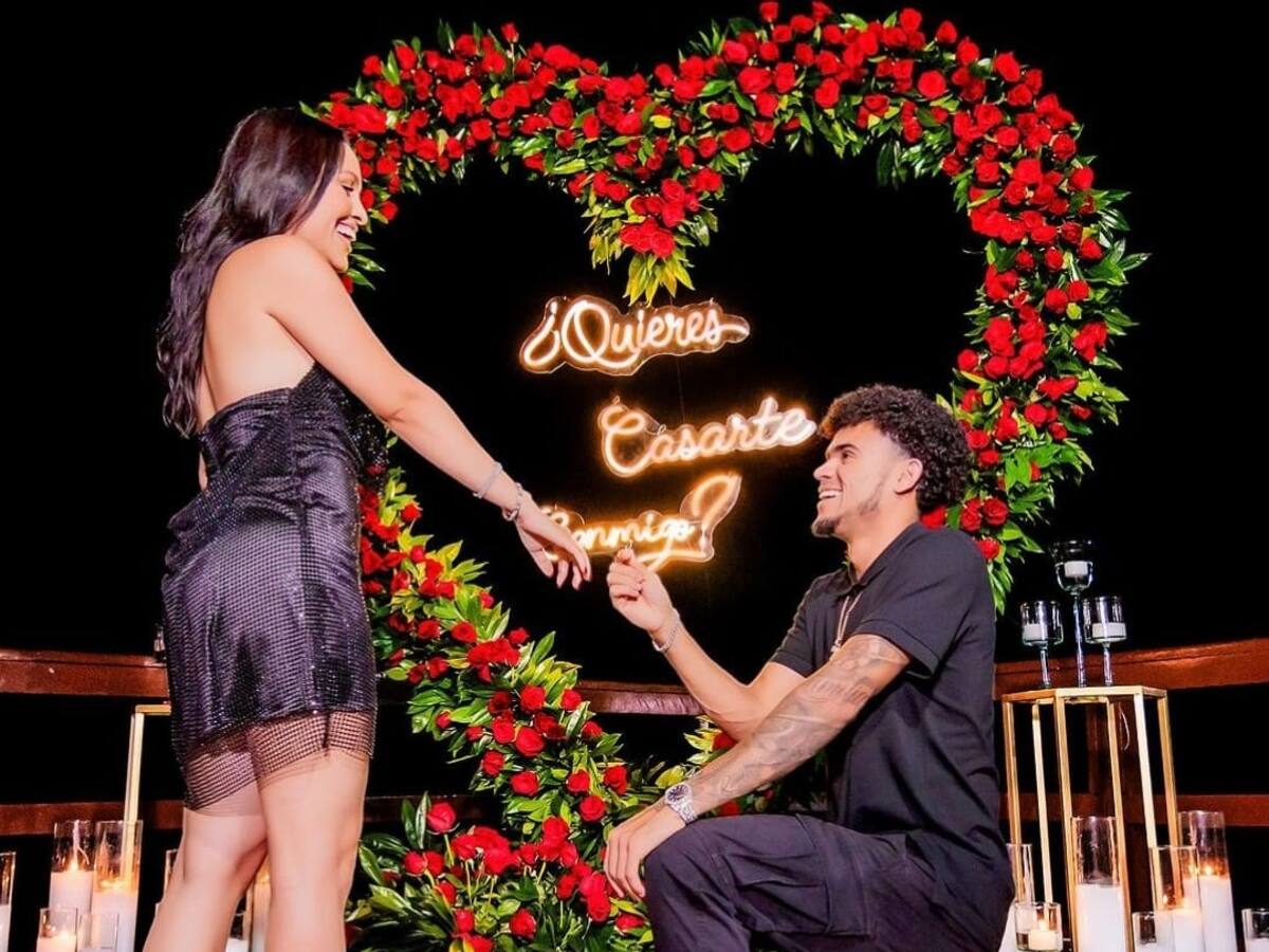 Luis Diaz se comprometió: Romántica propuesta a su pareja Geraldine Ponce