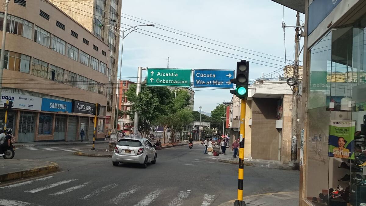Líder de las personas que trabajan en los semáforos