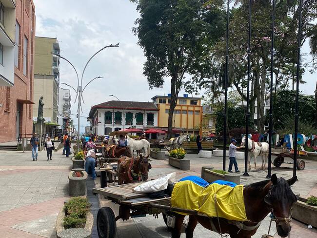Edilberto Hernández carretillero de Calarcá, Quindío
