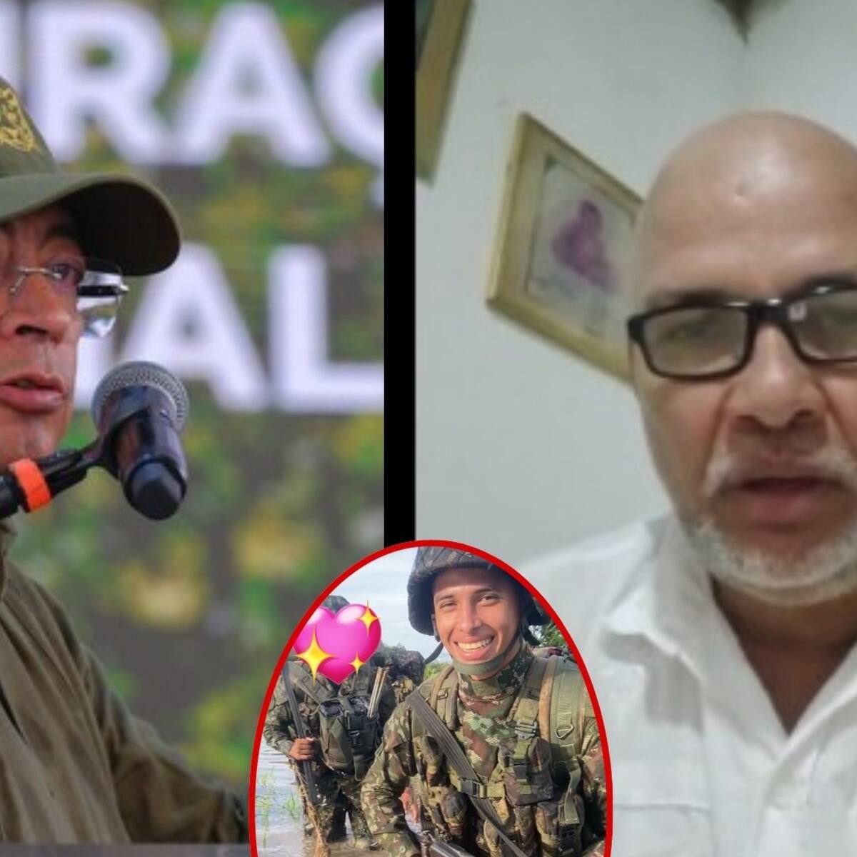 “A mi hijo no le faltó amor, no sea mentiroso”: padre de soldado fallecido le responde a Petro