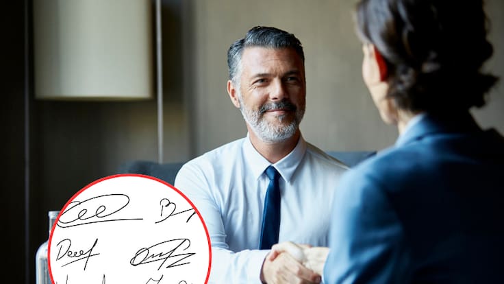 Cómo es la firma de una persona exitosa según la grafología (Getty Images)