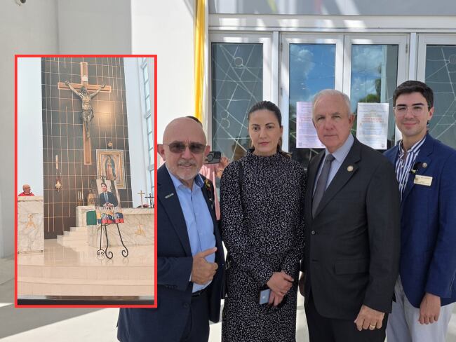 Colombianos, congresistas republicanos y diplomáticos rinden homenaje a Miguel Uribe en Miami-Dade