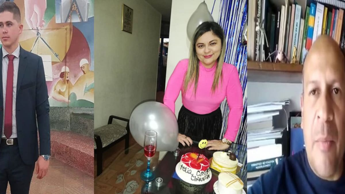 Entre una mujer y dos hombres está el alcalde encargado de Armenia