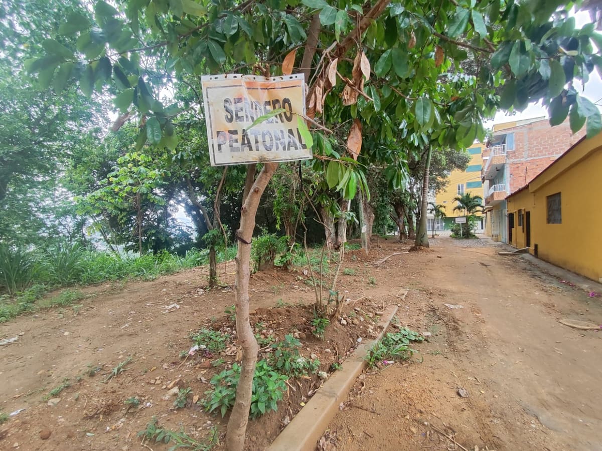 En el barrio La Victoria un sendero peatonal de $12 mil millones quedó en total abandono