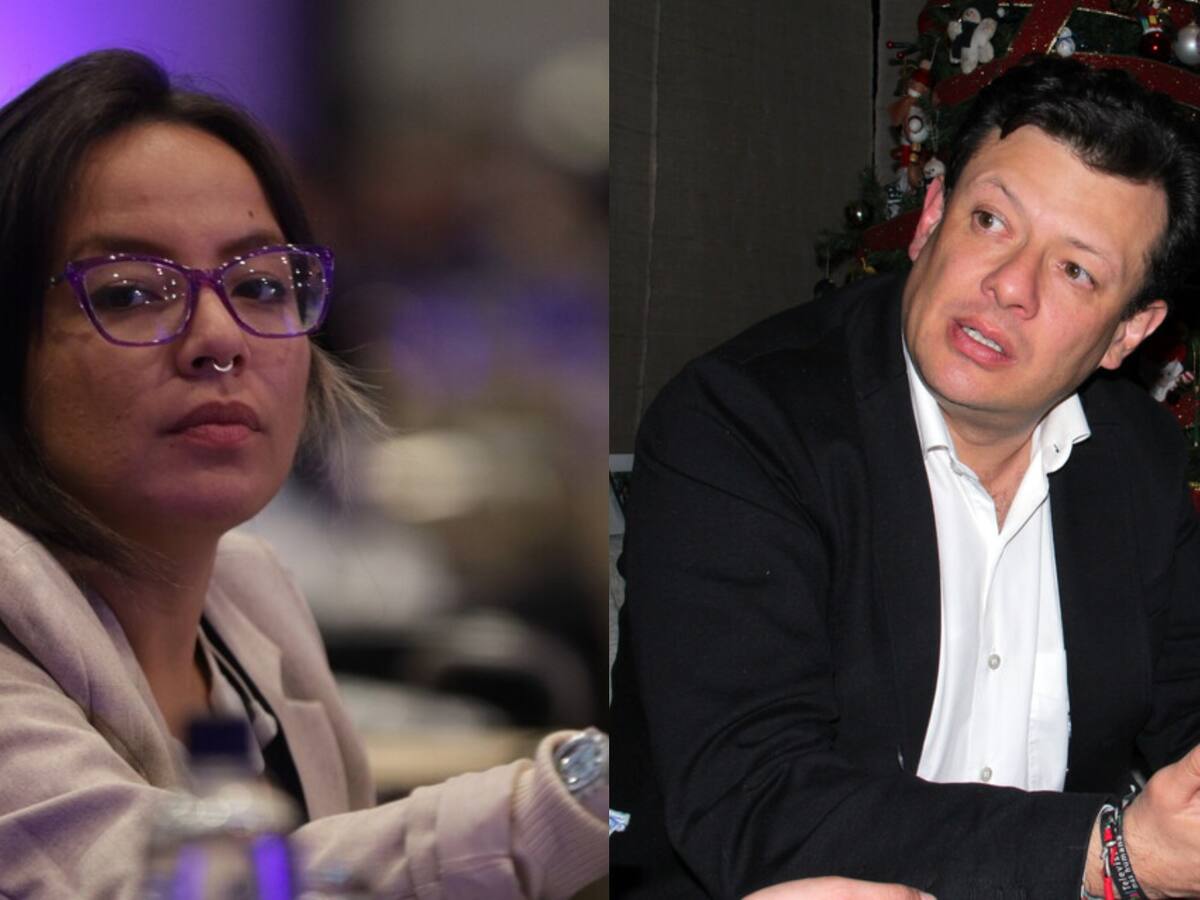 Encontrón entre la congresista Jennifer Pedraza y Hollman Morris en medio de un foro