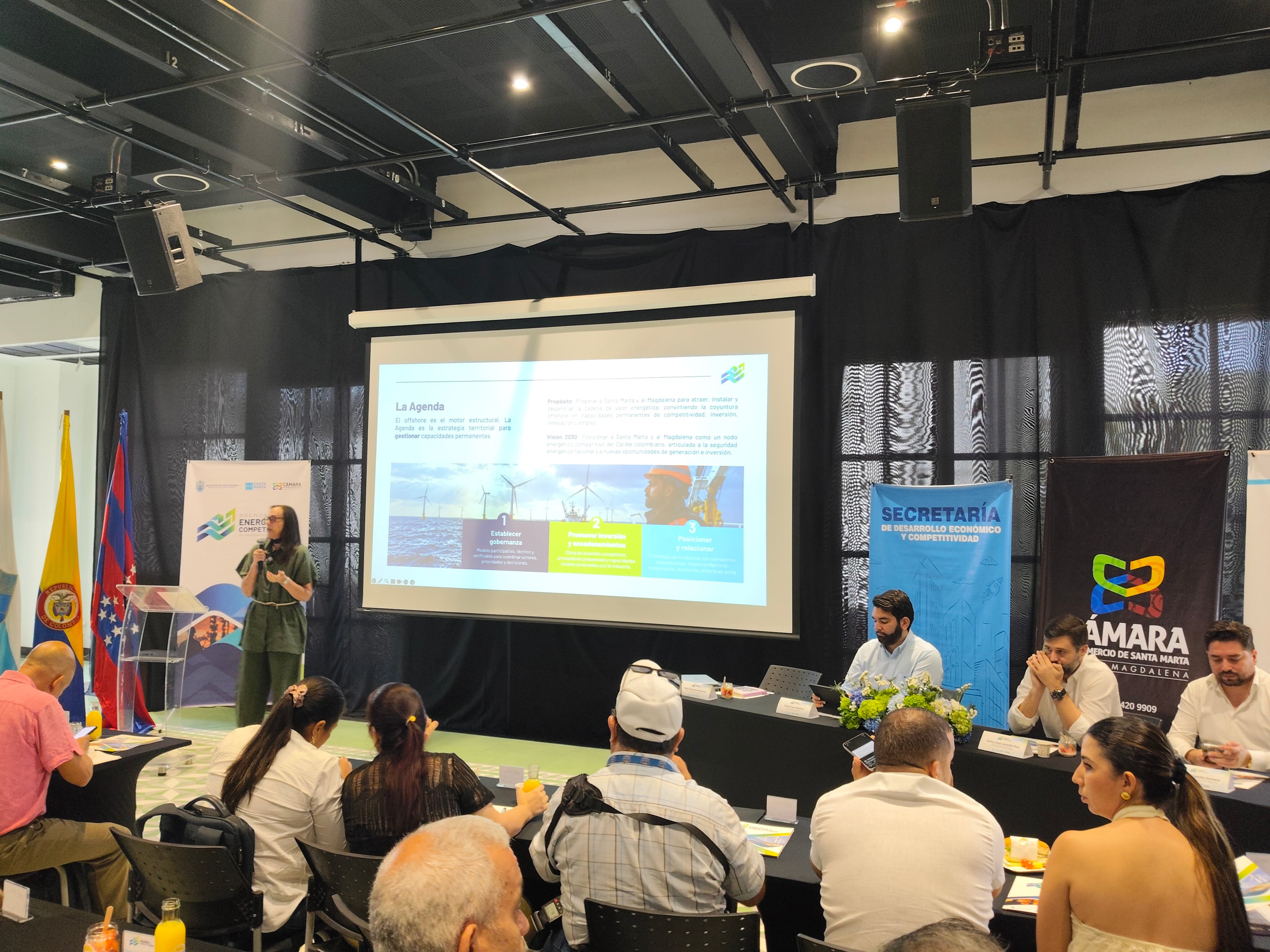 Santa Marta y el Magdalena lanzan su apuesta por el futuro energético de Colombia. Foto: Gissell Campo/ Caracol Radio.