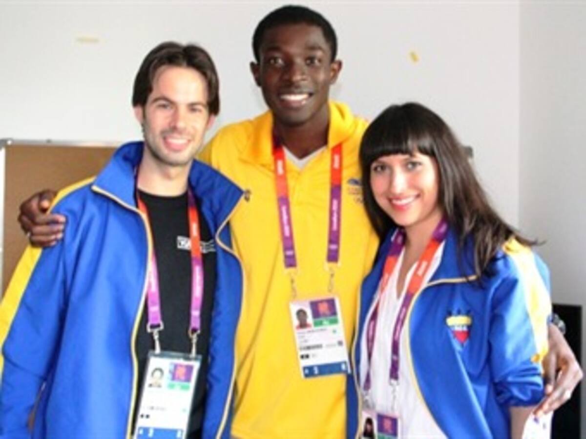 La esgrimista Saskia Van Erven se unió a la delegación de Colombia en Londres