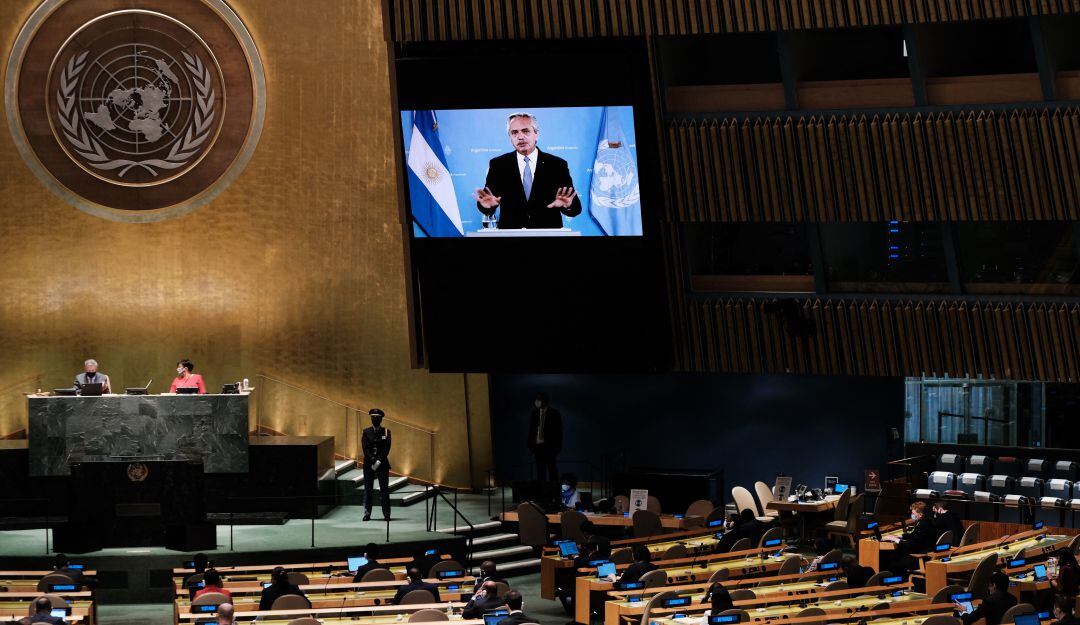 El presidente argentino criticó la situación de deuda a la que se han visto expuestos varios países para hacer frente a la crisis del coronavirus.