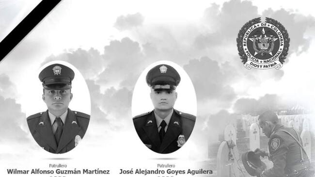 Policías Ibaguereños asesinados en el Cauca
