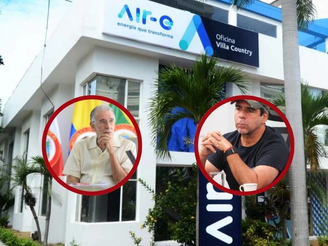 Gobernador Eduardo Verano y el alcalde de Barranquilla, Alex Char. Foto: Cortesía