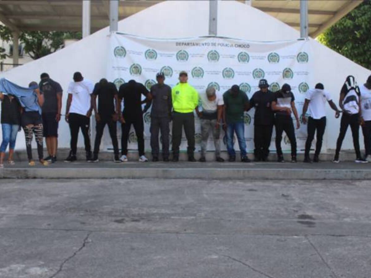 Desarticulan banda “Los Calvos” en el Chocó
