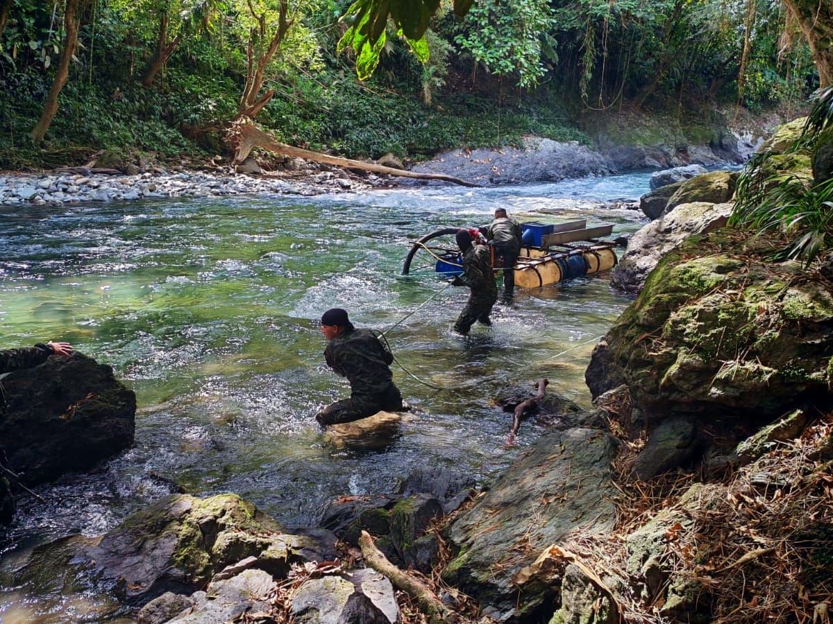 En Caldas, las autoridades capturaron a 13 personas por minería ilegal y afectar los ecosistemas