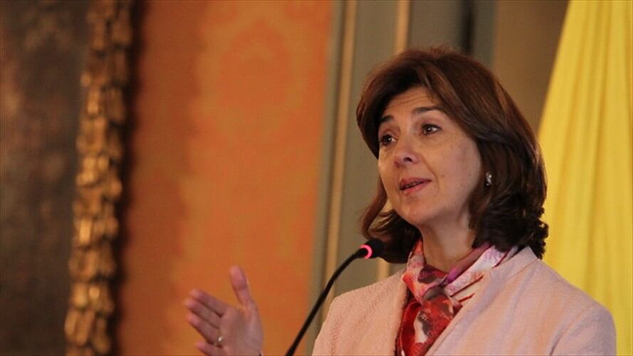 La canciller María Ángela Holguín. Foto: Colprensa