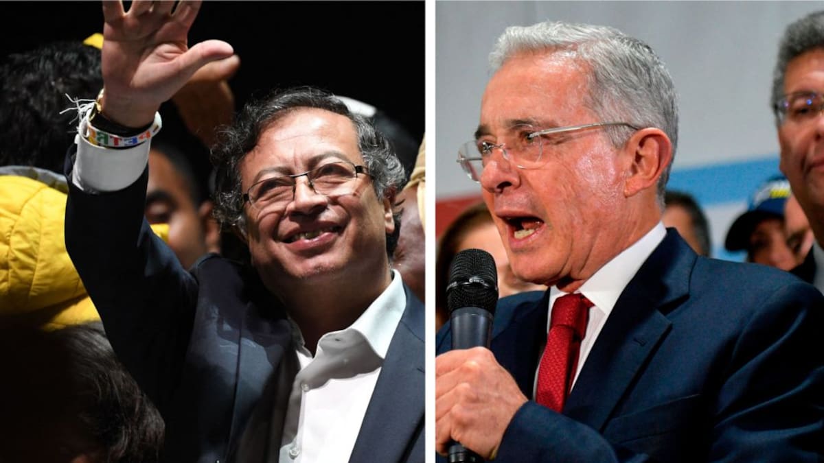 Gustavo Petro y Álvaro Uribe: inició la reunión