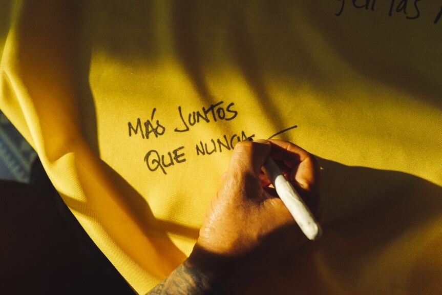 Mensaje de unión en el fútbol - Cortesía: Buchanan’s