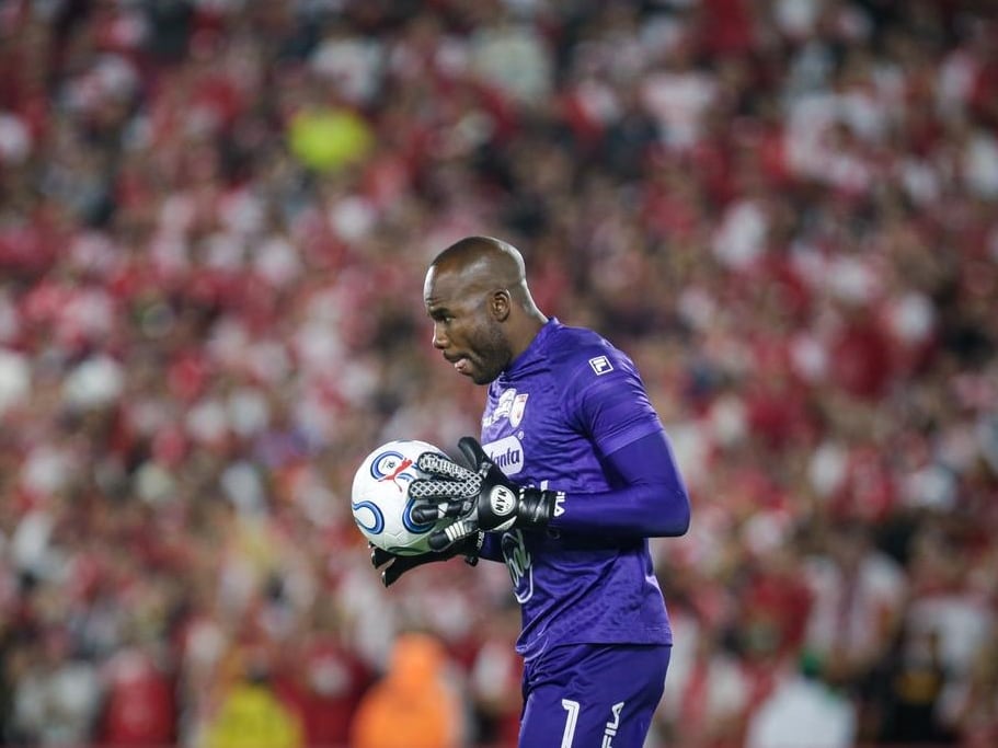 Andrés Mosquera Marmolejo, arquero de Santa Fe / Colprensa.