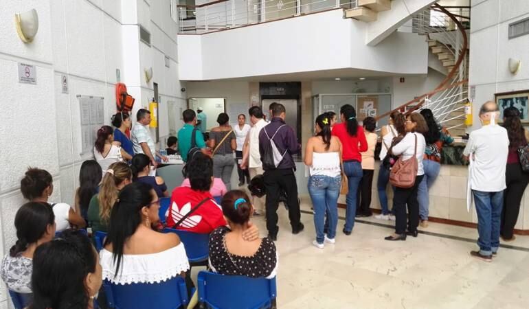 Pacientes de la IPS Esimed La Sallle que atiende los servicios de Medimas