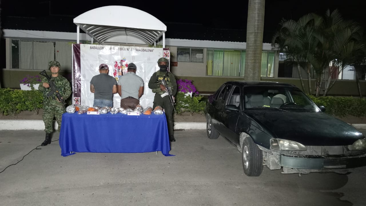 Estos elementos, empleados como detonadores de cargas explosivas, aparentemente serían utilizados por la estructura criminal para colocar minas antipersona.