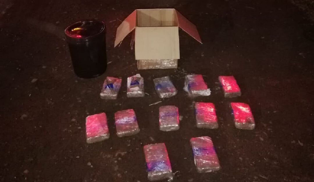 Incautación de estupefacientes en la modalidad de encomienda.