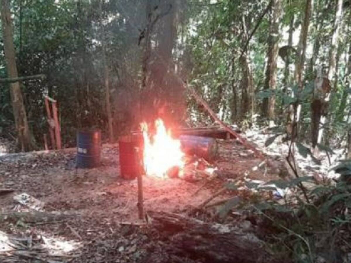 En Turbo desmantelaron un laboratorio de cocaína del Clan del Golfo
