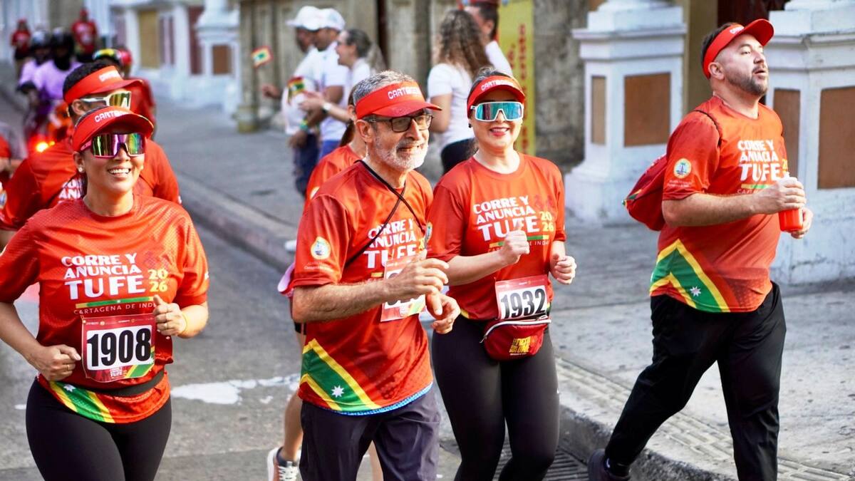 Cientos de corredores se unieron para anunciar con alegría que Cristo ha Resucitado